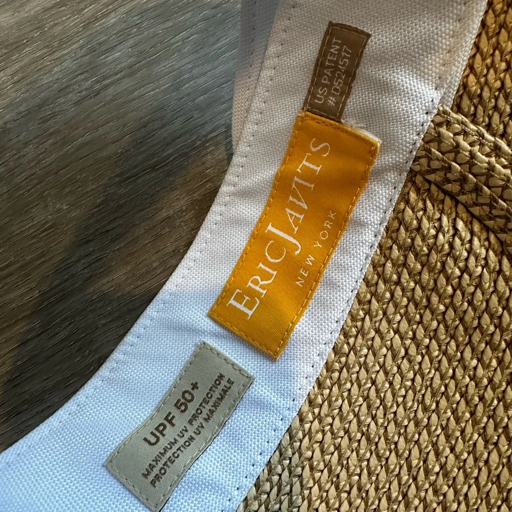 Eric Javits Squishee Halo Sun Visor- peanut/white - Picture 10 of 16